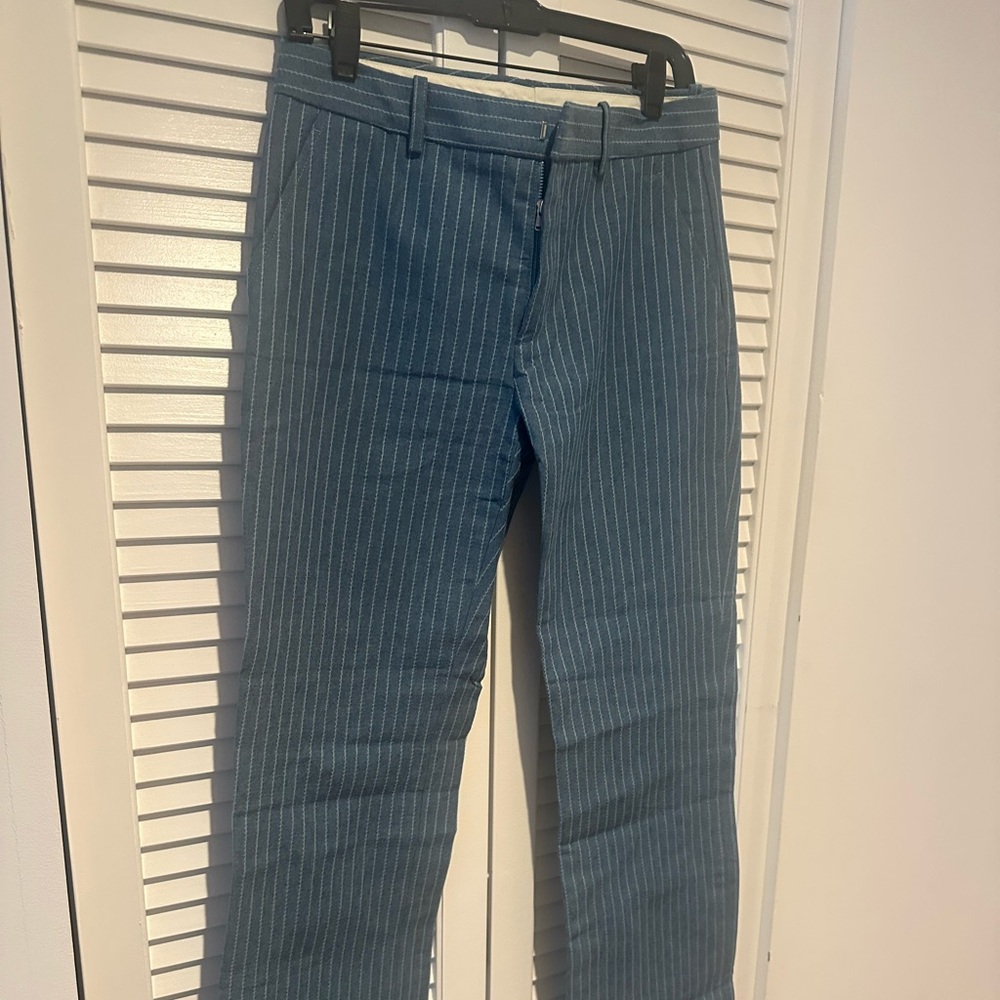 Blue Striped women’s pants